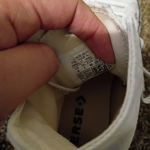 Converse Chuck Taylor All Star Lift Platform high-top sneakers in white canvas w - Picture 4 of 14